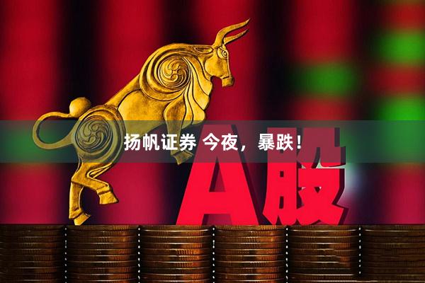 扬帆证券 今夜，暴跌！