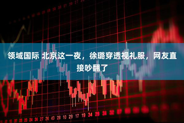 领域国际 北京这一夜,徐璐穿透视礼服,网友直接吵翻了
