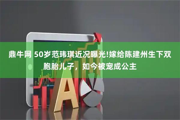 鼎牛网 50岁范玮琪近况曝光!嫁给陈建州生下双胞胎儿子，如今被宠成公主