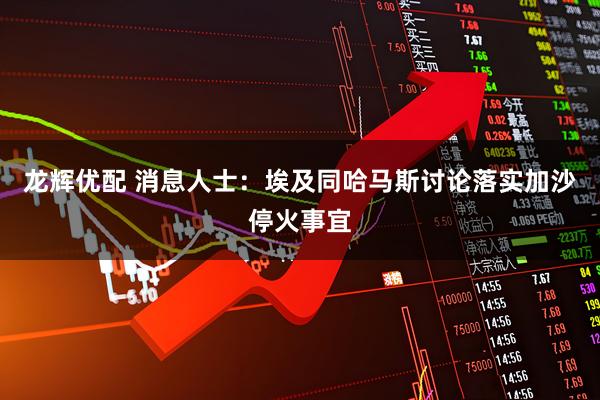 龙辉优配 消息人士：埃及同哈马斯讨论落实加沙停火事宜